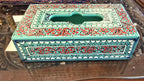 Hand Painted Tissue Box image 1