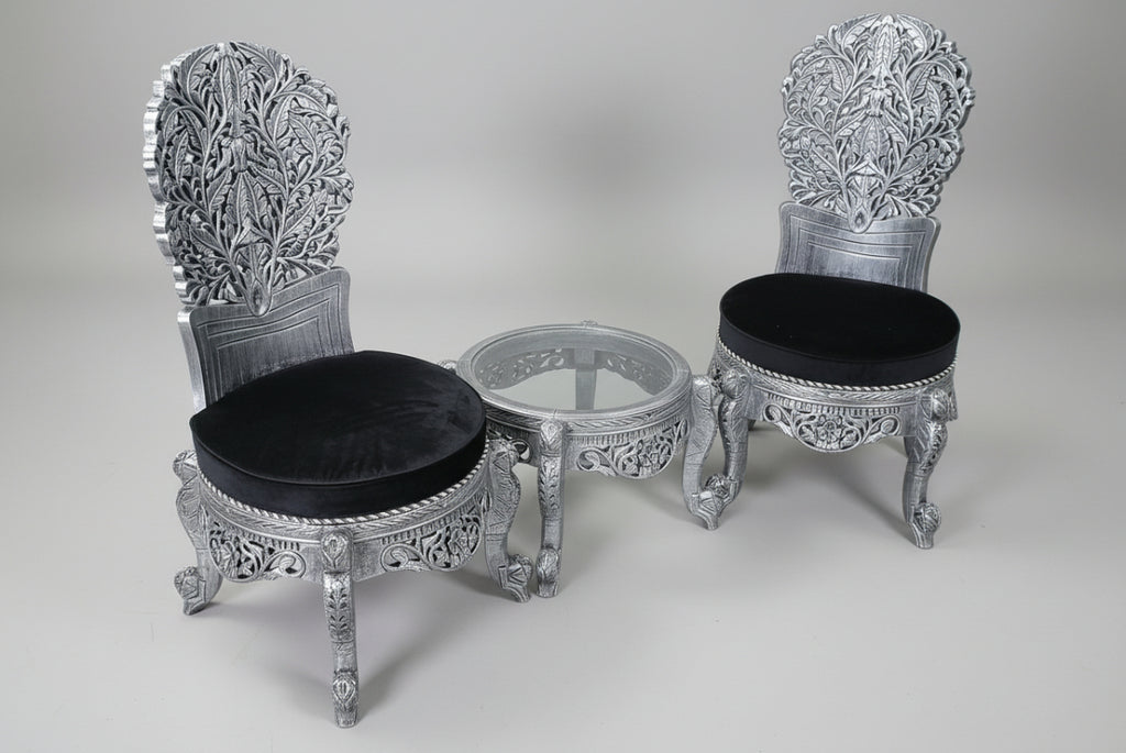 High Back Peerah Chair Set