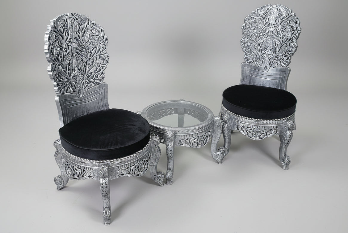 High Back Peerah Chair Set