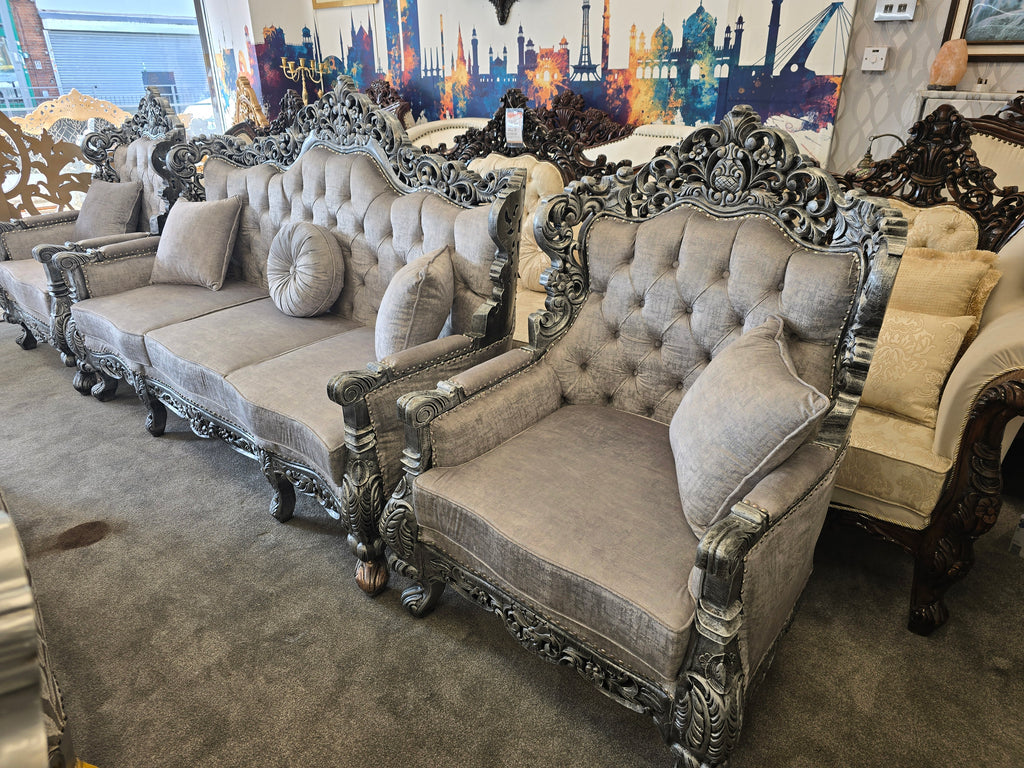 S37 ROYAL Chinioti 3+1+1 Sofa Set
