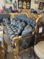 S37 ROYAL Chinioti 3+1+1 Sofa Set