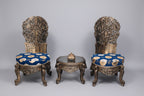 High Back Peerah Chair Set