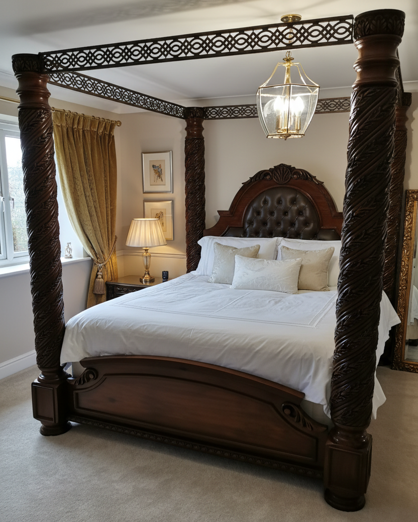 Chȁr Minȁr 4 Poster Bed