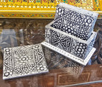 Hand Painted Coaster Set image 1