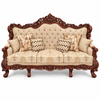 Akbar Imperial 3 seater — Natural Double Tone — Warm Beige / Champagne fabric