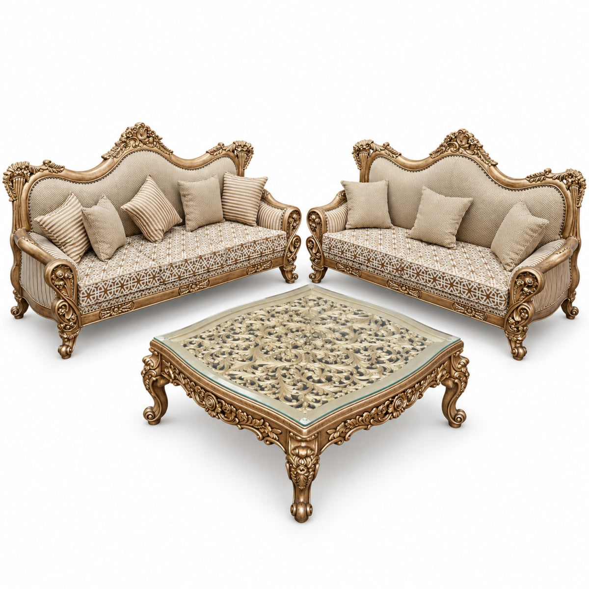 Babur Darbar original photograph 3 – coffee table not included in sofa bundle