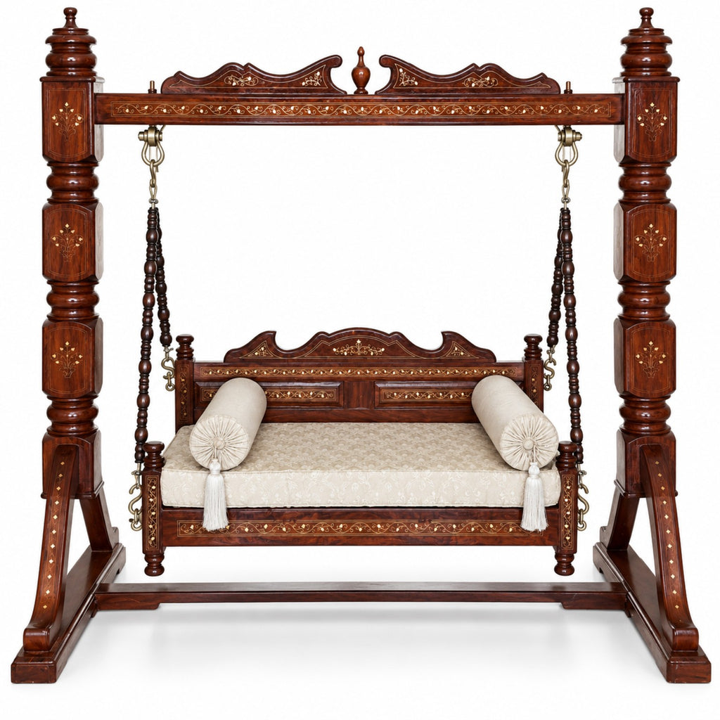 Brass 2 Seater Jhoola — front view