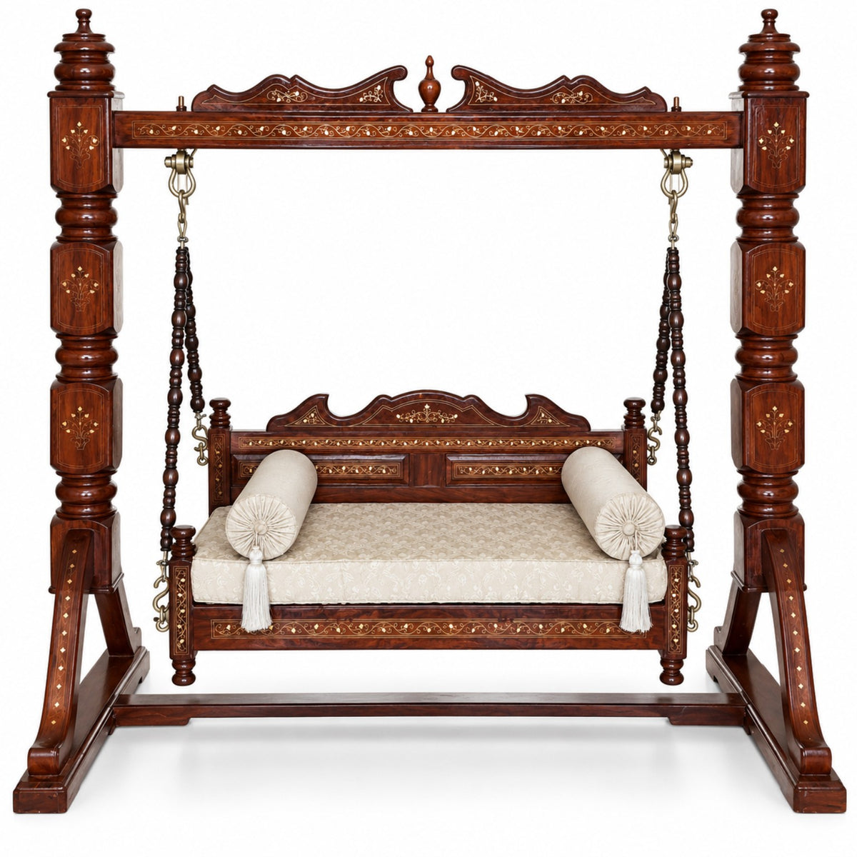 Brass 2 Seater Jhoola — front view