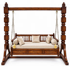 Brass 3 Seater Jhoola — front view