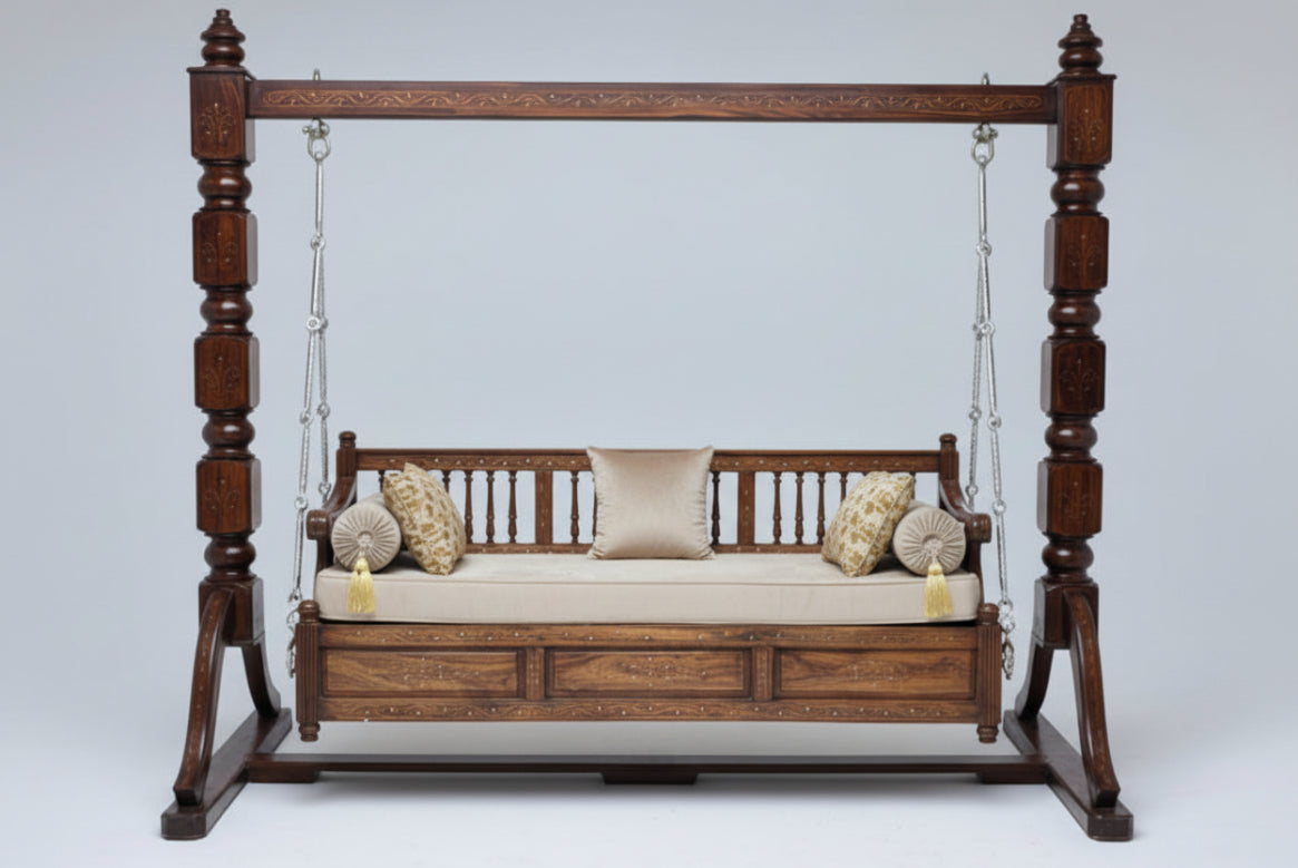 Brass 3 Seater Jhoola