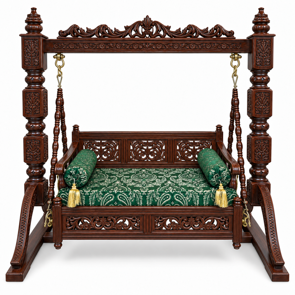 FB 2 Seater Jhoola — Walnut