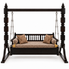PLAIN 3 Seater Jhoola – Walnut – matching cushion set