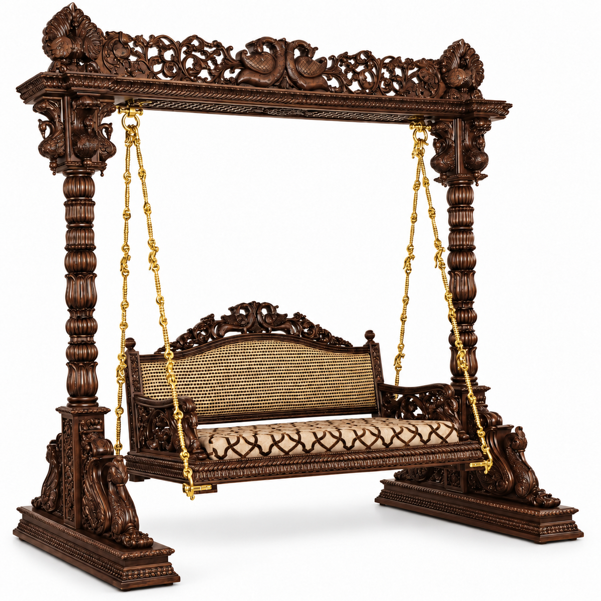 MOOR 3 Seater Jhoola – Walnut