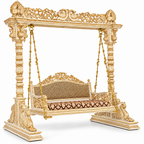 MOOR 3 Seater Jhoola – White Gold