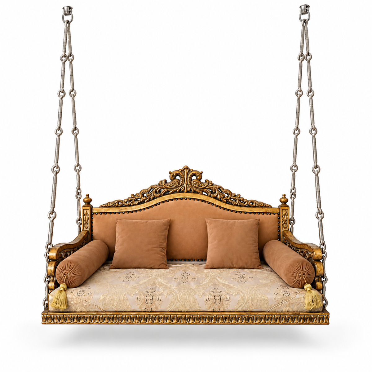 MOOR Ceiling Jhoola – Golden Antique