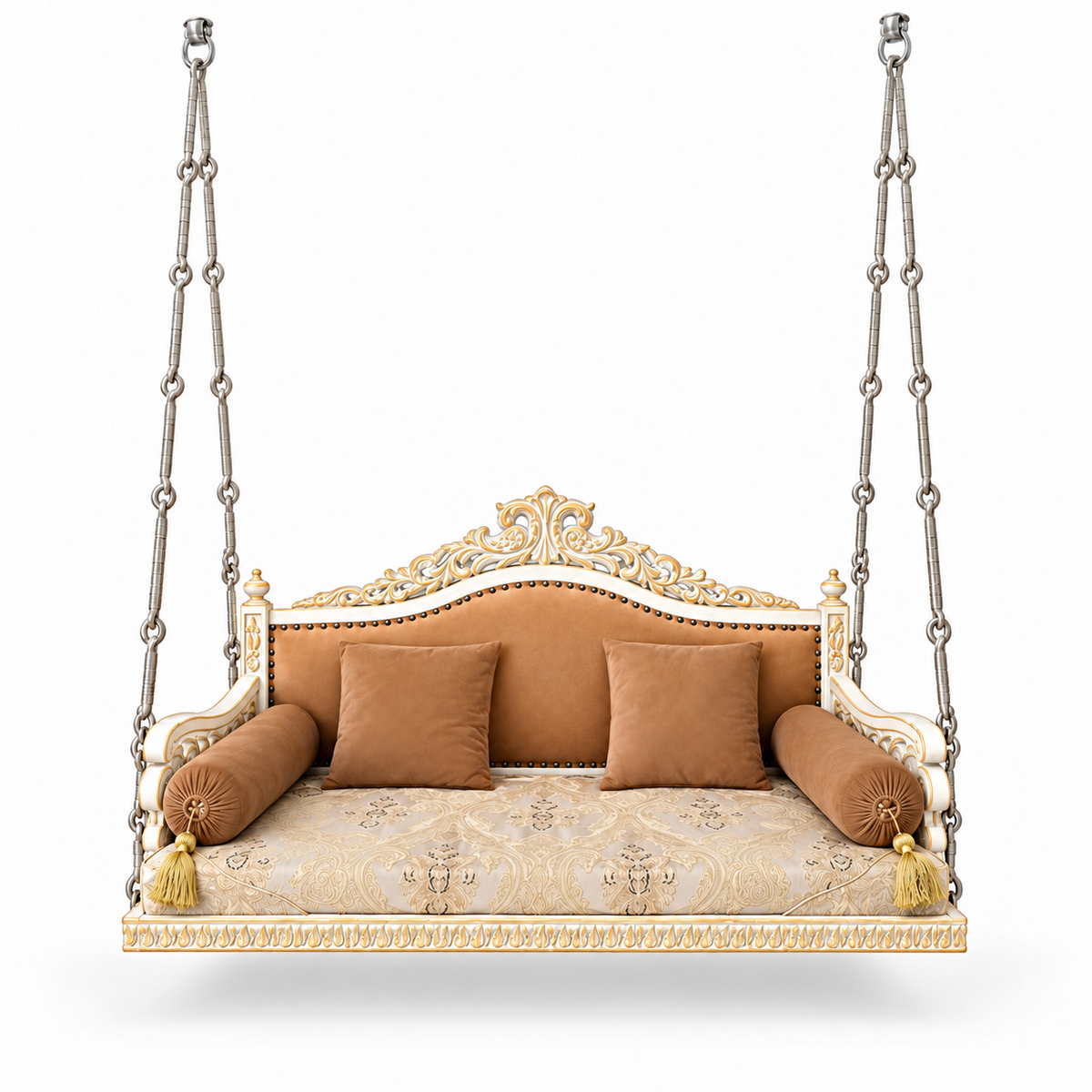 MOOR Ceiling Jhoola – White Gold