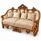 NUR Luxe — Two Seater — Bleach Double Tone — Cream / Beige; design visualisation