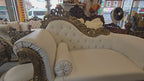 Dewan -e- Ayan Chaise (Golden Antique)