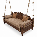 REG Ceiling Jhoola – Walnut with matching cushion set