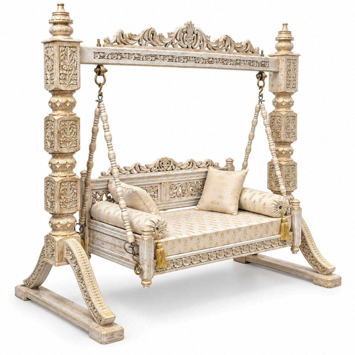 REG 2 Seater Jhoola — White Gold