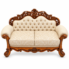 Sahara Prestige — Two Seater — Bleach Double Tone — Cream / Beige; finish visualisation