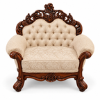 Sahara Prestige — Single seater — Natural Double Tone — Warm Beige / Champagne; finish visualisation