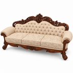 Sahara Prestige — Three Seater — Natural Double Tone — Warm Beige / Champagne; finish visualisation
