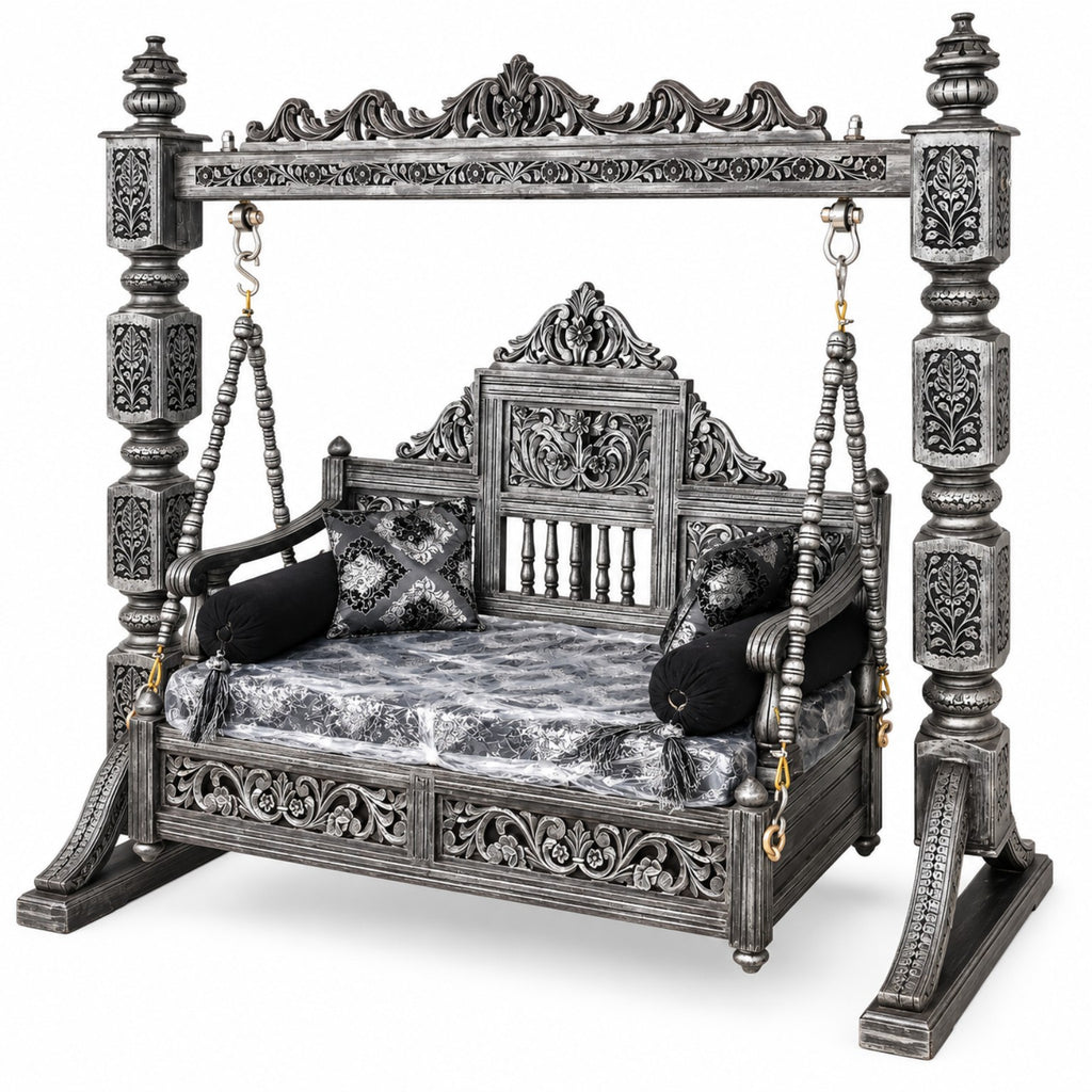 SD 2 Seater Jhoola — Silver Antique