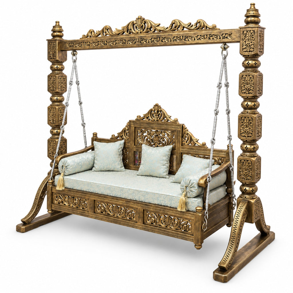 SD 3 Seater Jhoola – Golden Antique