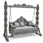 SD 3 Seater Jhoola – Silver Antique