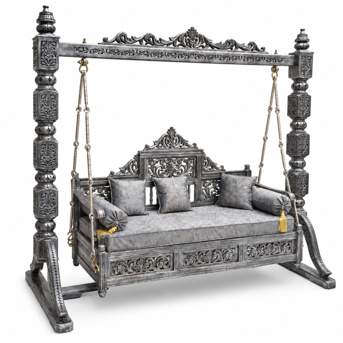 SD 3 Seater Jhoola – Silver Antique