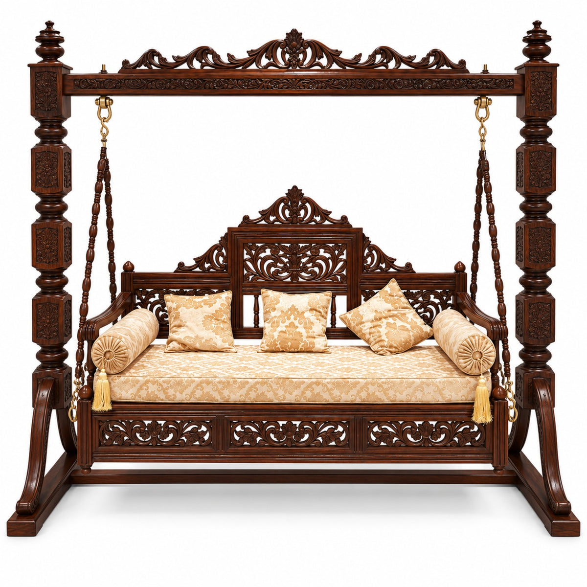 SD 3 Seater Jhoola – Walnut