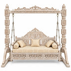 SD 3 Seater Jhoola – White Gold