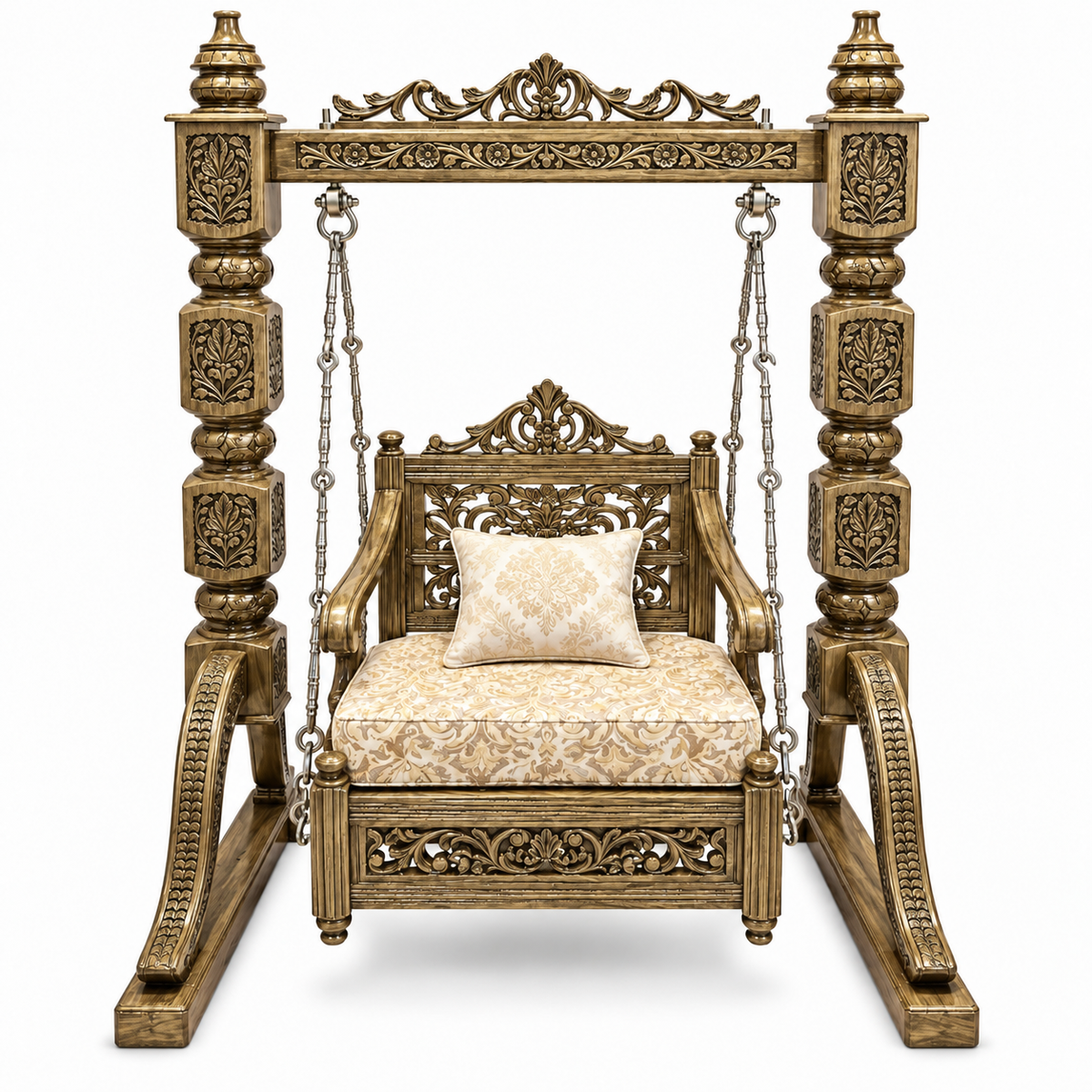 SD Single Seater Jhoola — Golden Antique