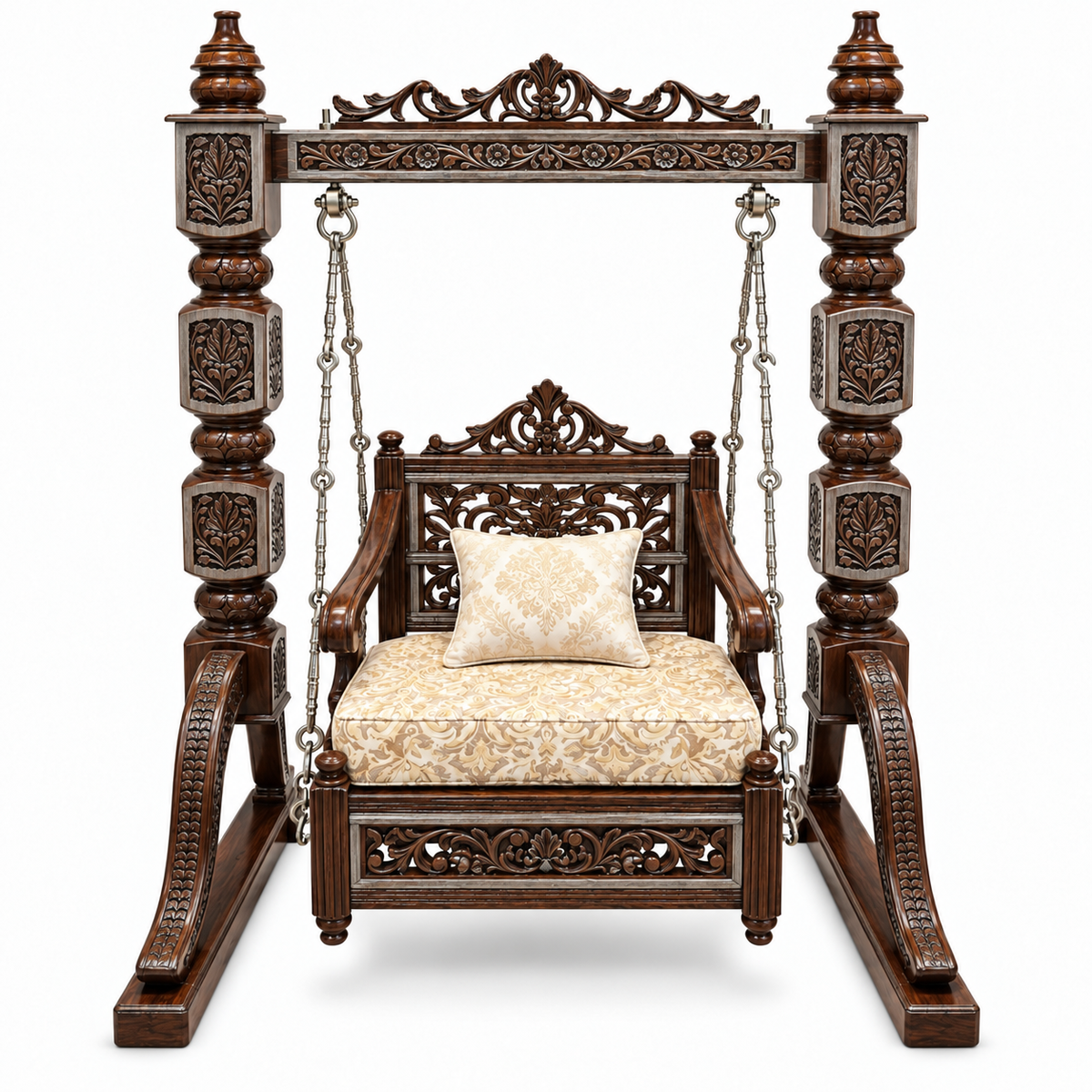 SD Single Seater Jhoola — Natural Double Tone