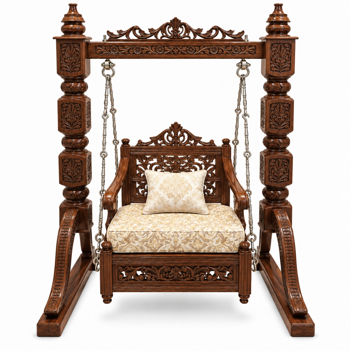 SD Single Seater Jhoola — Walnut