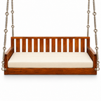 SD03 Ceiling Jhoola – Bleach Double Tone – side hanging, seat cushion only