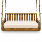 SD03 Ceiling Jhoola – Golden Antique – side hanging, seat cushion only