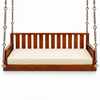 SD03 Ceiling Jhoola – Natural Double Tone – side hanging, seat cushion only