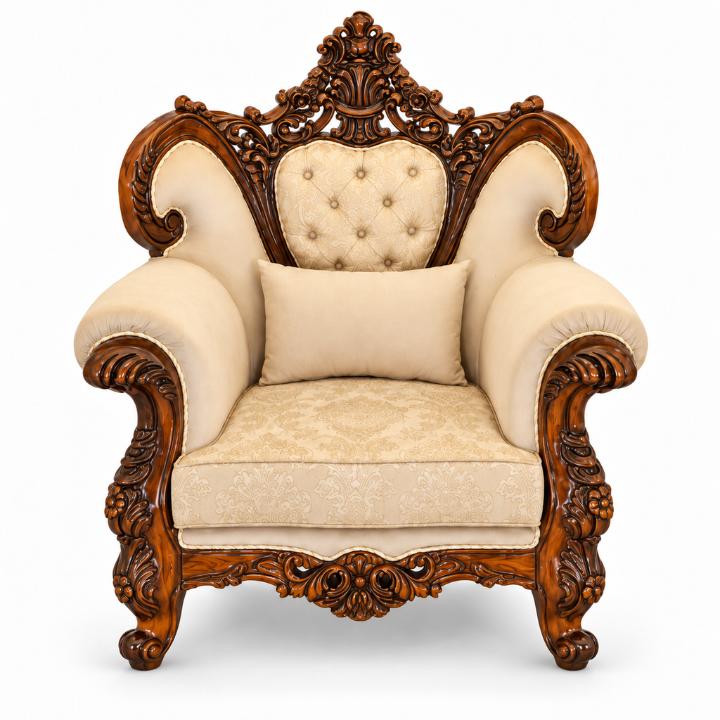 Shah Jahan Grandeur — Bleach Double Tone — 1 seater