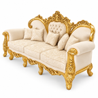 Shah Jahan Grandeur — Pure Gold — 3 seater