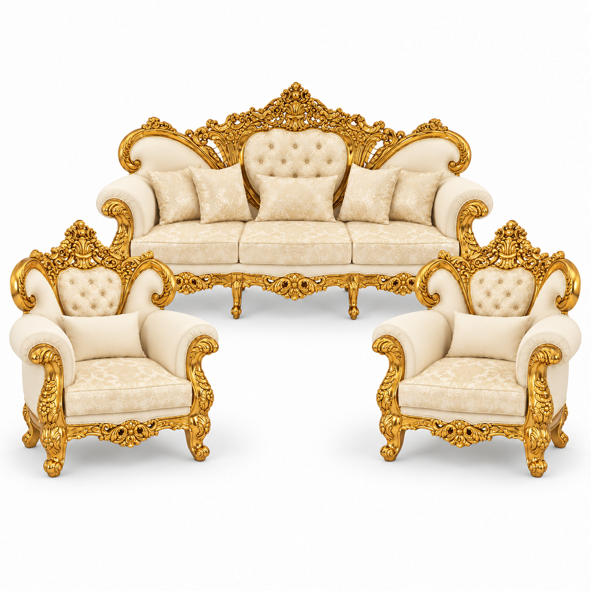 Shah Jahan Grandeur — Pure Gold — 3+1+1 bundle