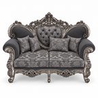 Shah Jahan Grandeur — Silver Antique — 2 seater