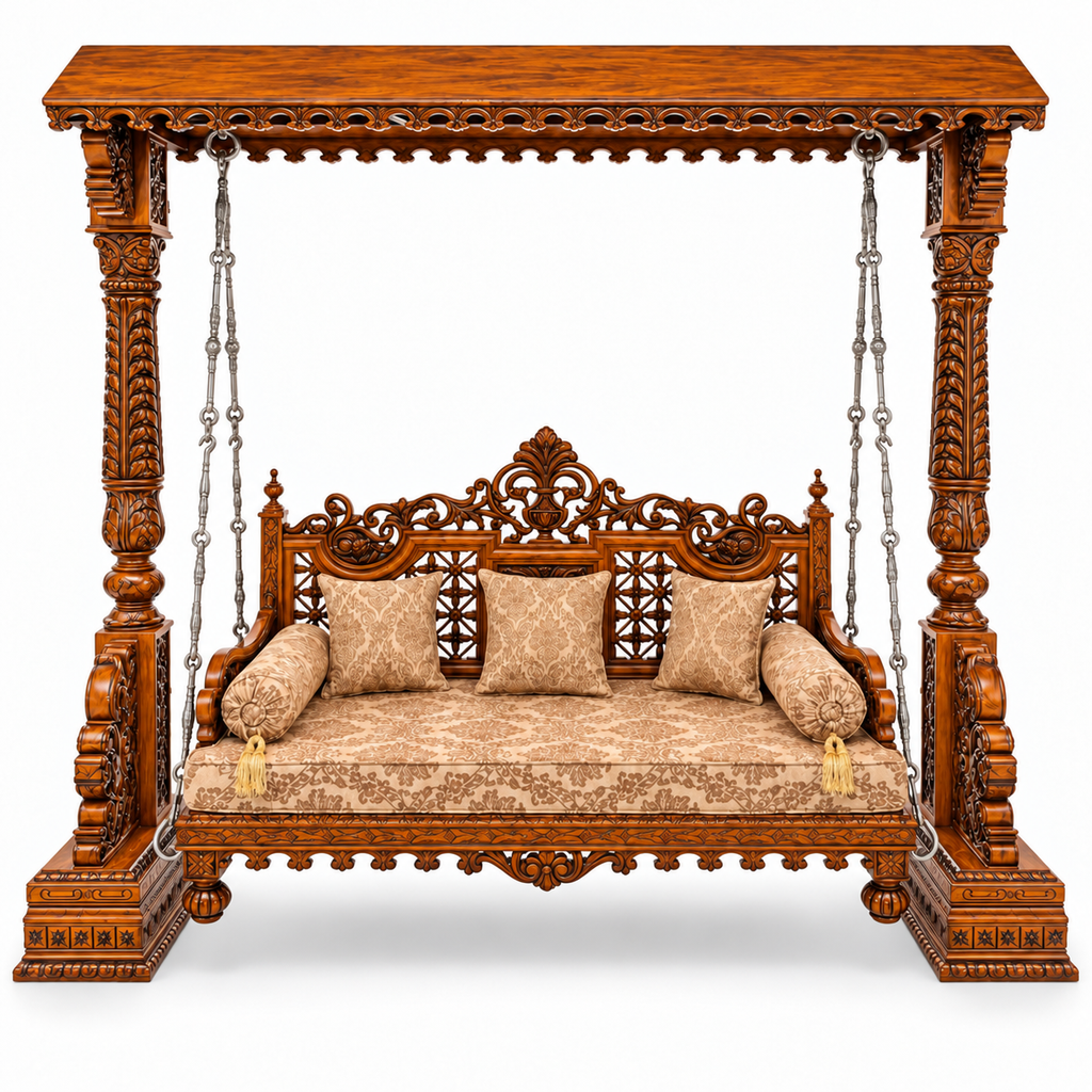 SWANN 3 Seater Jhoola – Bleach Double Tone – Front