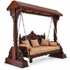 SWANN 3 Seater Jhoola – Natural Double Tone – Side