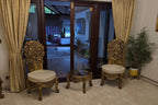 High Back Peerah Chair Set